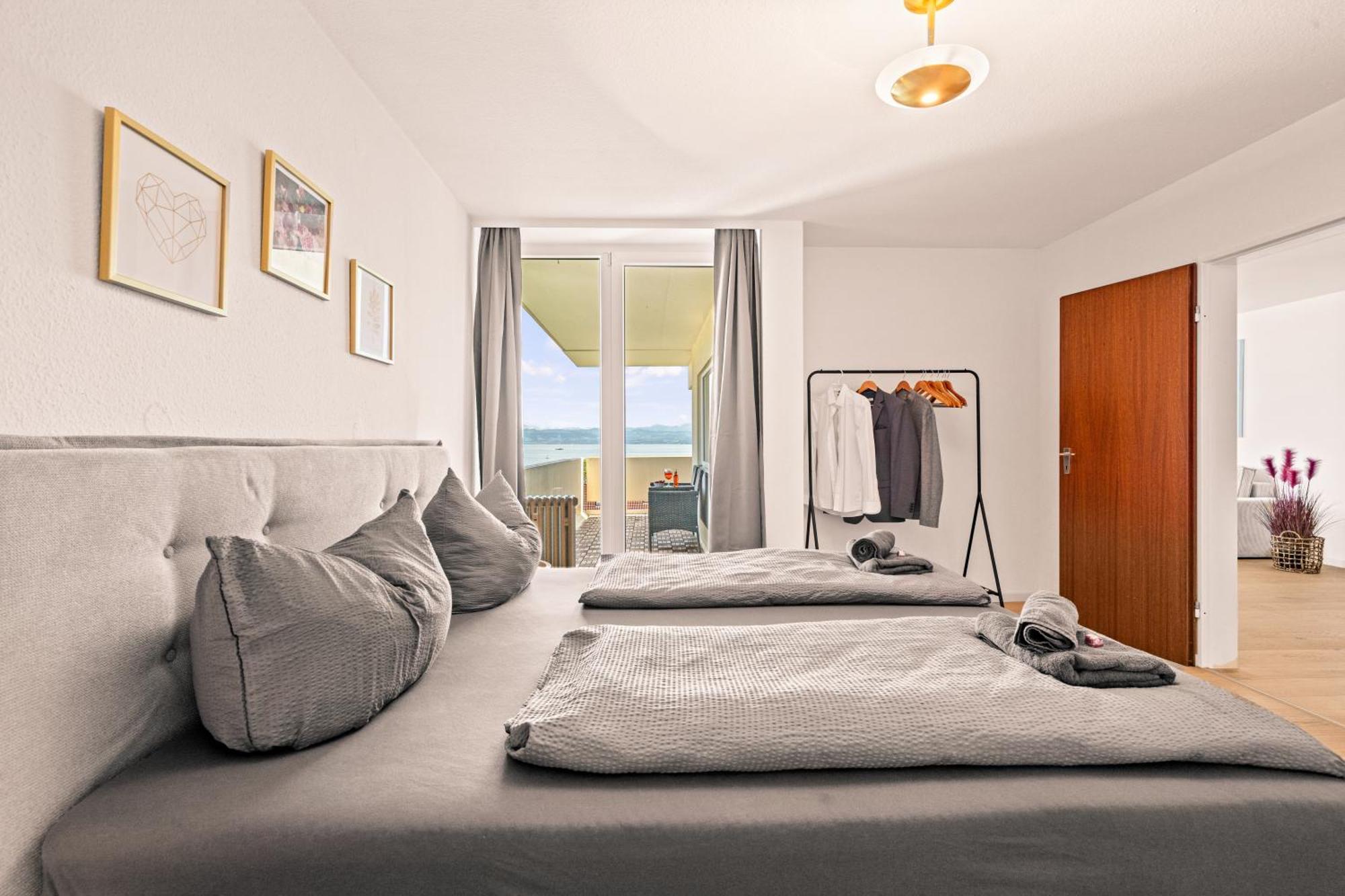 Panorama Penthouse Mit Atemberaubenden See- Und Bergblick Immenstaad am Bodensee Buitenkant foto